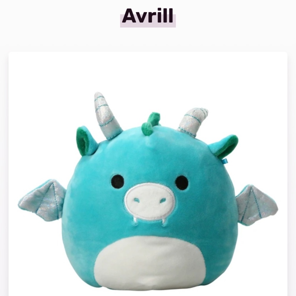 Squishmallows Avrill The Dragon